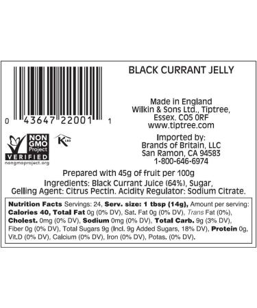 Tiptree Black Currant Jelly 340g - Buy Online on GoSupps.com