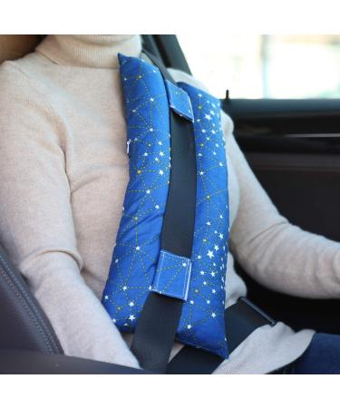 Seatbelt Pillows for Post-Surgery Comfort Mastectomy Breast Cancer Port Pacemaker Heart Surgery C-Section Recovery Support Cushion Pad Patient Care Car Travel Pillow (Cobalt Blue)