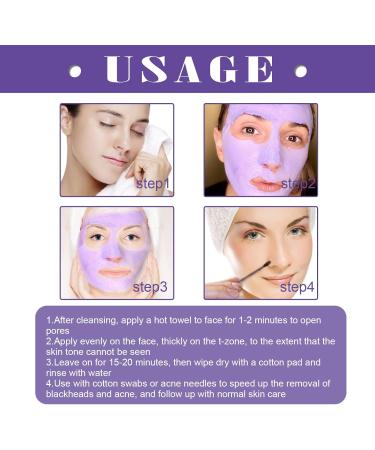  Utapossin Anti-Pimple Cleansing Mask Anti-Blackhead Cleansing Mask Deep Cleansing for Oil Control Deep Cleanses Pores - Buy Online on GoSupps.com