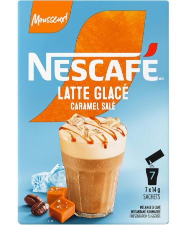 NESCAF GOLD Iced Latte Salted Caramel Carton 42 x 14 g Sachets Salted Caramel 588 g (Pack of 1) - Buy Online on GoSupps.com