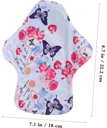 Healvian 7pcs Women's Briefs & Cloth Menstrual Pads Set with Bamboo Charcoal Storage Bag - Washable & Reusable - Buy Online on GoSupps.com