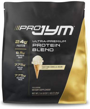 Pro JYM Protein Powder Blend with Whey Casein Milk & Egg Isolates - Rocky Road & Tahitian Vanilla Bean Flavors 4.3lb & 45 Servings - Buy Online on GoSupps.com