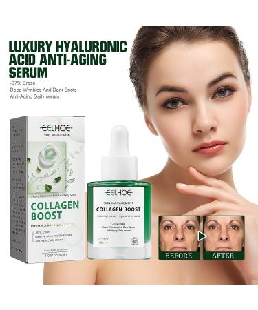 2Pcs Tlopa Luxury Hyaluronic Acid Anti-Aging Serum - Collagen Boost, Brightening & Hydrating - Buy Online on GoSupps.com