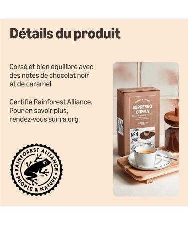 by Amazon Caf moulu Espresso Crema 500 g (2 x 250 g) - Certifi Rainforest Alliance Espresso Crema 250 g (Lot de 2) - Buy Online on GoSupps.com