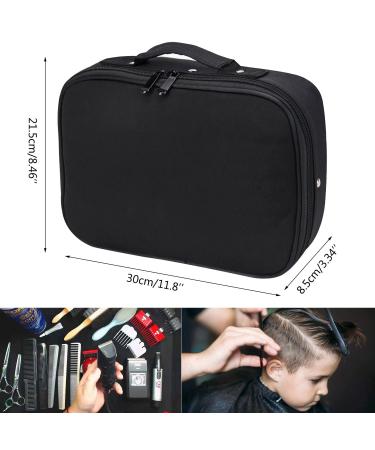 Noverlife Black Hairdressing Tools Bag - Large Capacity Hair Stylist Organizer for Clippers, Scissors, Trimmer - Travel-Friendly Storage Case - Buy Online on GoSupps.com