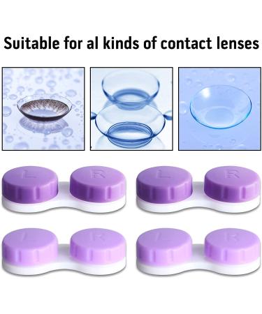 MorTime 16 Pack Colorful Mini Contact Lens Case Box Set - Bulk Holder Container - Buy Online on GoSupps.com
