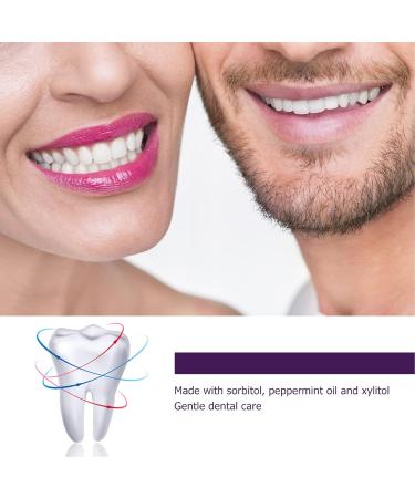 Angrek Purple Teeth Whitening Toothpaste - Color-Corrected Stain Removal & Gentle Deep Cleaning 50ml - Buy Online on GoSupps.com