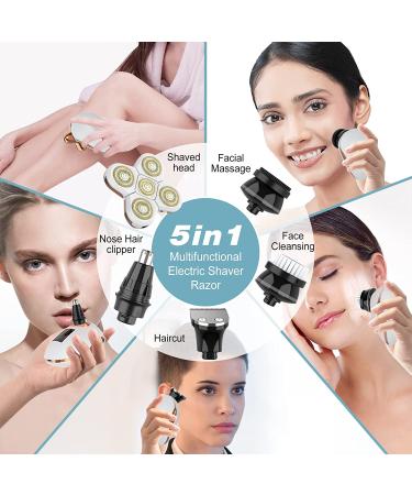 Women's Electric Razor for Painless Hair Removal - Wet & Dry Trimmer for Face, Body & Bikini Area - Buy Online on GoSupps.com