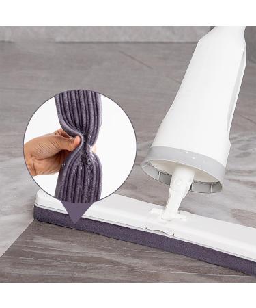 Easy Squeeze Butterfly Mop Lazy Person'S Self-Washing Flat Mop Self-Wash & Squeeze Dry Flat Mop Imitation Hand Twist Quick Dry Mop For Floor Cleaning With 2pcs Reusable Replacement Mop Pads Set - Buy Online on GoSupps.com