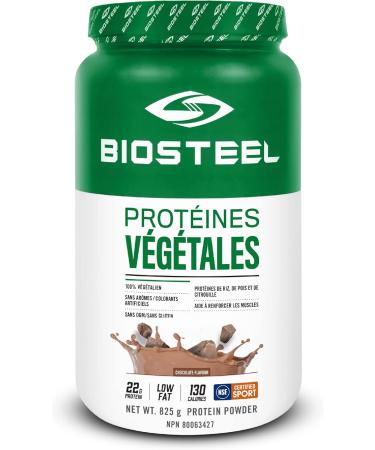 BIOSTEEL Vegan Chocolate Protein Powder - 825g | Premium Plant-Based Nutrition for Optimal Performance - Buy Online on GoSupps.com