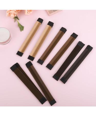 8Piece Hair Bun Maker for Women DIY Girls French Hair Bun Snap Roll Bun Tool Twist Donut Bun Hairstyle - Buy Online on GoSupps.com