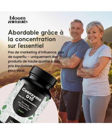 Coenzyme Q10 200mg - 130 G lules - Issu de la Fermentation Vegan - Produit en Allemagne - Coq10 - Test en laboratoire - Buy Online on GoSupps.com