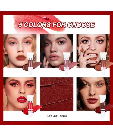 Girls Lip Gloss Set - Multi-Purpose Eye Shadow & Lipstick Combo | Velvet Glitter Finish - Long Lasting Lip Color - Buy Online on GoSupps.com