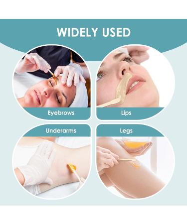 200 Wooden Sticks Set | Disposable Spatula for Eyebrows Lips & Face | Essential Makeup & Waxing Accessories - Buy Online on GoSupps.com
