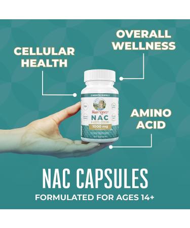 MaryRuth's NAC Supplement 1000mg | 2 Month Supply | Vegan & Non-GMO | Gluten Free | 120 Count - Buy Online on GoSupps.com