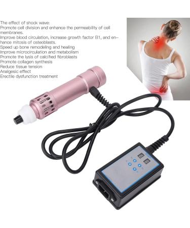 Electromagnet Shock Wave Therapy Device for Deep Tissue Muscle Massage - Chronic Pain Relief | 100V-240V Pink - Buy Online on GoSupps.com