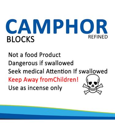 Refined Camphor Blocks - 16 Blocks (64 Tablets) | Pure and Natural - Buy Online on GoSupps.com