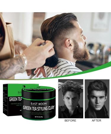Hair ClayGreen Tea Matte Clay Hair Product Mens Hair Clay Hair products for men that define a matte finish for all hair types for men Homraa - Buy Online on GoSupps.com