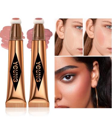 Air Cushion Contour Blush Highlighting Stick - Liquid Blush Highlighter Makeup Stick with Applicator Blush Highlight Finish (01#BLUSH 0.41 FL.OZ / 12ML) 01#blush 12 ml (Pack of 1) - Buy Online on GoSupps.com