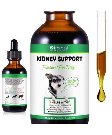 Kidney Support Drops for Dogs and Cats 60ml, for Healthy Kidney Function in Cats and Dogs, Natural Herbal Supplements, Increase Immunity (Dogs)