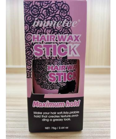 Immetee Hair Wax Stick - Edge Control Slick Stick for Flyaways & Frizz - 75g - Men & Women - Buy Online on GoSupps.com