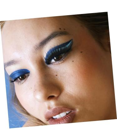 FOMIYES 4 Pairs False Eyelashes Eye Makeup Sticker Stickers Adhesive Eye Line Sticker Eye Line Strip Slim 4x1.5cm Blue - Buy Online on GoSupps.com