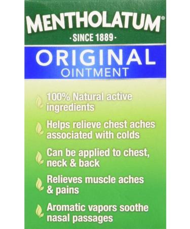 Mentholatum Topical Analgesic Ointment 1oz - Fast-Acting Pain Relief - Buy Online on GoSupps.com