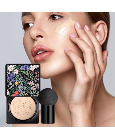FOUNDATIIONS - CC Creams | BB Cream | Mushroom Head Air Cushion BB Cream | CC Cream Foundation With Mushroom Head Air Cushion | Full Coverage Foundation For Women Girls FLAWLLESS Makeup - Buy Online on GoSupps.com