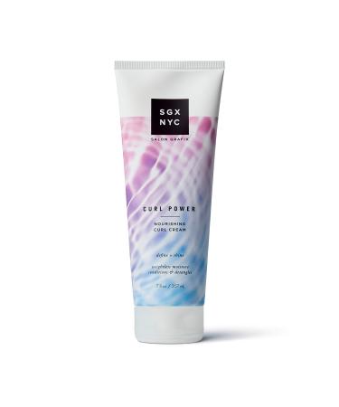 SGX NYC Curl Power Curl Creme - 6.5 Oz - Perfectly Style Curls and Waves for a Moisturized Hydrated and Frizz-Free Look - Lightweight Hold and Conditing - Sulfate and Paraben Free 7 Fl Oz (Pack of 1)