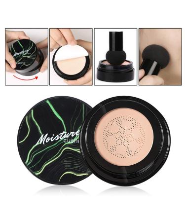 Moisturizing CC Cream with Mushroom Head Brush - Marble Shade | Waterproof Makeup Foundation for Women - Buy Online on GoSupps.com
