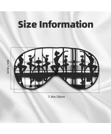 New Love Gymnastics Print Unisex Eye Mask | Soft Light-Blocking Sleep Mask - Black for Ultimate Comfort - Buy Online on GoSupps.com