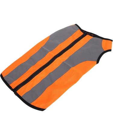 Qcwwy Reflective Vest for Dogs - Bright Safety Jacket L-Fluorescent Orange Warning Vest & Light Pet Safety Clothing - Buy Online on GoSupps.com