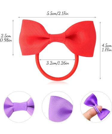 Sularpek 40PCS Baby Girls Hair Bows - Small Size Hair Ties in 20 Colors - Hair Accessories for Kids, Toddlers, Little Girls - Buy Online on GoSupps.com