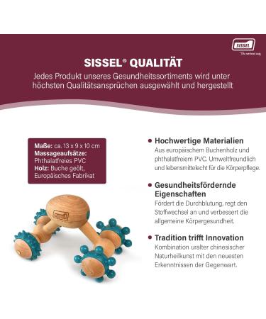 Sissel Fit-Roller Ergo-Roller | Eco-Friendly Muscle Relaxation & Circulation | Phthalate-Free Wellness Tool | Versatile Hand Massage for Health - Buy Online on GoSupps.com