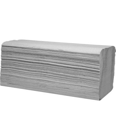 Fall-Samed paper towels cell fabric 1-layer ZZ fold Nature 25 x 23 cm 5000 sheets towel paper folding towels paper towels 25 x 23 cm gray