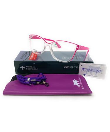 reading glasses for women Venice CAT LINE Modern Vintage +1.0 +1.5 +2.0 +2.5 3.0 +3.5 +1.50 Pink