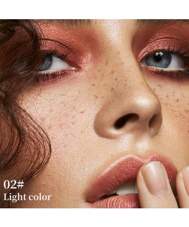 KYSUN Face Freckles Fake Freckles Freckle Stamp Liquid Natural Soft Long Lasting Waterproof Freckle Pen (Light Brown) - Buy Online on GoSupps.com