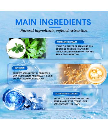 ZTSGU 2 Pcs Hyaluronic Acid Powder Low Molecular Weight Hyaluronic Acid Powder Organic for Skin Hydrating Nourish Face Water Soluble Serum. - Buy Online on GoSupps.com