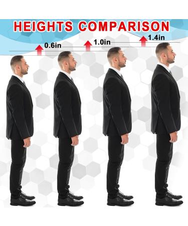 Ailaka Height Increase Insoles for Men & Women | Honeycomb Cushion Shoe Inserts | Shock Absorbing | Sizes 6.5-10 M / 8-11.5 W | Elevate Your Comfort & Height - Buy Online on GoSupps.com
