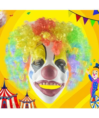 LALAFINA Halloween Costume Cosplay Accessories Jester Costume 1Pc Funny Stylish Masquerade Clown Party Prop Hair Performance for Fans Costume Cosplay Wig - Buy Online on GoSupps.com