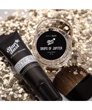 BeautyBLVD Stardust - 3 Piece Face Body & Hair Glitter Kit | Cosmetic Glitter for Festivals & Parties | Cruelty Free - Buy Online on GoSupps.com