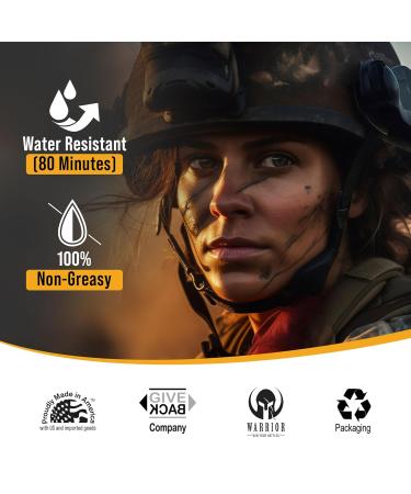 Warrior SPF 30 Sunscreen Lotion - Water Resistant & Reef Safe | Non-Toxic & Mineral Formula for Sensitive Skin - 3 OZ - Buy Online on GoSupps.com