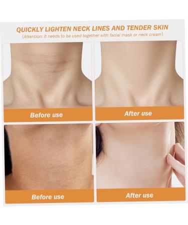 FACIAL PEELINGS PATCHES OF CUECT WRINKS 2 pieces of reusable silicone Neck matches mask tighten and prer the neck patch The neck the cream cream the skin The skin Women - Buy Online on GoSupps.com