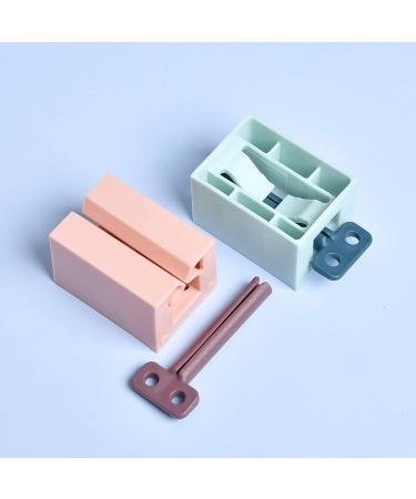 4 PCS Toothpaste Squeezer Set - Manual Rotate Tube Dispenser Roller for Bathroom - Multi-Purpose Holder Stand - Saves Toothpaste/Creams/Paint - Buy Online on GoSupps.com