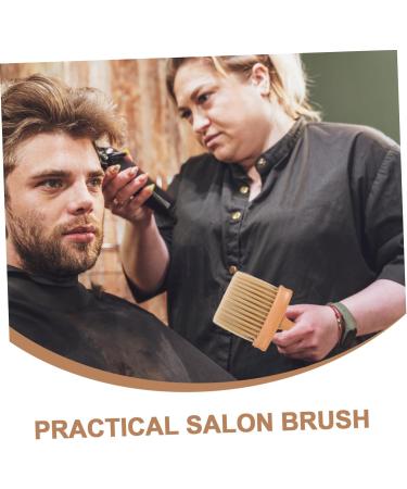 POPETPOP 1pc Salon Brush Neck Brush Barber Duster Hairdressing Duster Hair Cutting Brush Soft Brush Hair Brush Clean Wooden medium As Shown - Buy Online on GoSupps.com
