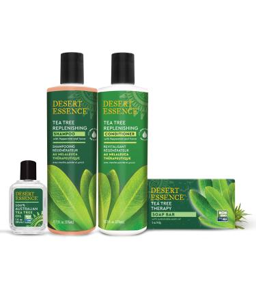 Desert Essence Tea Tree Cleansing Bar - 5 oz Natural Skin Care - Buy Online on GoSupps.com