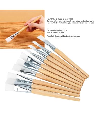 Buy Wooden Mask Brush - Soft Hair Facial Mask Applicator for DIY Skin Care | Bulk Clay Mask Brushes with Wooden Handle - Buy Online on GoSupps.com