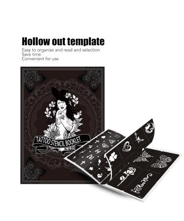 Airbrush Stencil Kit - 97 Waterproof Reusable Body Art Patterns for Party & Festival Fun - Buy Online on GoSupps.com