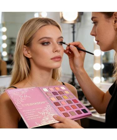 Eyeshadow Palette Waterproof Mixable Powder Lipstick 5 Layer Makeup Book for Women and Girls for Travel Office Party Daily Use Wedding Shopping Leisure - Buy Online on GoSupps.com