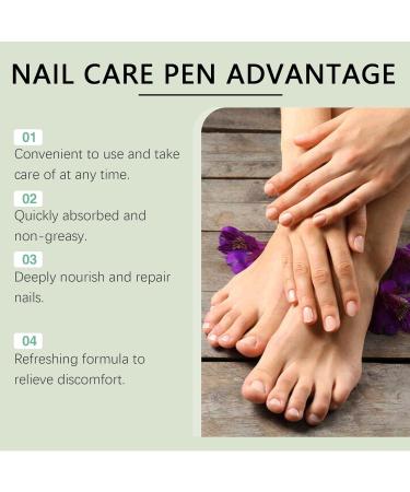 VKaoess Nail care pen with strengthening essence Cuticle support and renewal of the appearance of the nail for beautiful natural from plant serum for new nail maintenance 5 pieces - Buy Online on GoSupps.com